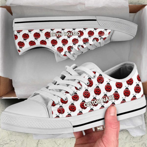 Ladybug Shoes, Ladybug Sneakers, Low Top Shoes For Men And Women