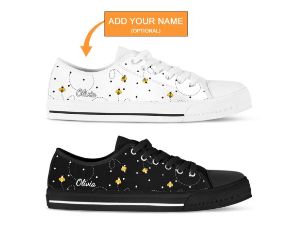 White Bee Shoes, Bee Sneakers, Best Low Top Shoes For Men And Women