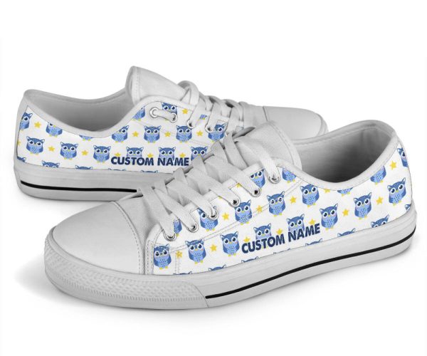 Owl Shoes, Owl Sneakers, Shoes with Owls, Women Shoes, Men Shoes