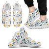 Dinosaur Printed Shoes Custom Name Shoes Dinosaur Pattern Running Sneakers For Women Men