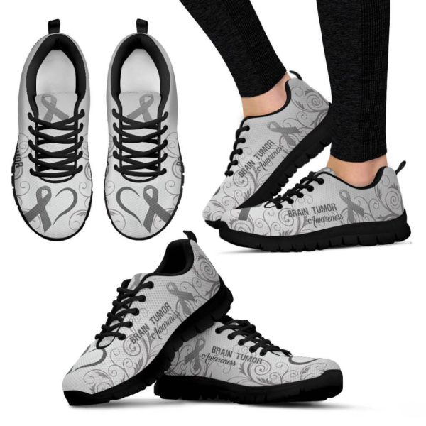 Brain Tumor Awareness  Sneakers, Brain Tumor Shoe Gifts For Men And Women