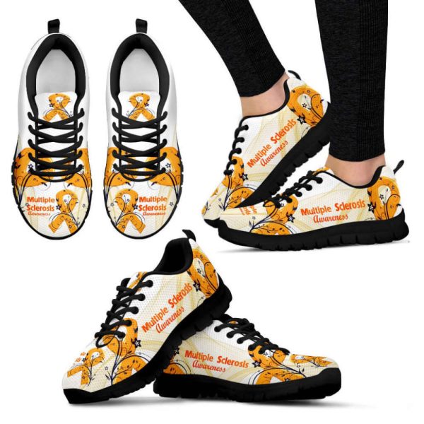 Multiple Sclerosis Awareness Sneakers, MS Shoe Gifts For Men And Women
