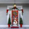 Old Fashioned Snowman Door Cover, Christmas…