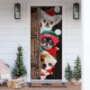 Dog Chihuahua Christmas Door Banner, Christmas Door Cover, Gift For Dog Lovers