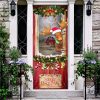 Christmas Moose Door Cover – Xmas Gifts For Pet Lovers – Christmas Gift For Decor