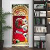 Llama Christmas Door Cover – Christmas Outdoor Decoration