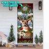 Personalized Deer Christmas Door Cover – Christmas Gift For Decor