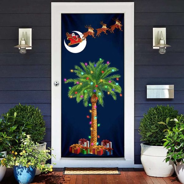 South Carolina Christmas Door Cover – Slim Tree Door Cover – Christmas Outdoor Decoration