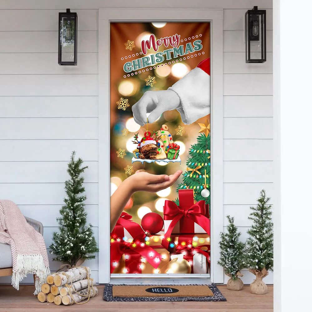 Give Pug Dog Door Er Christmas