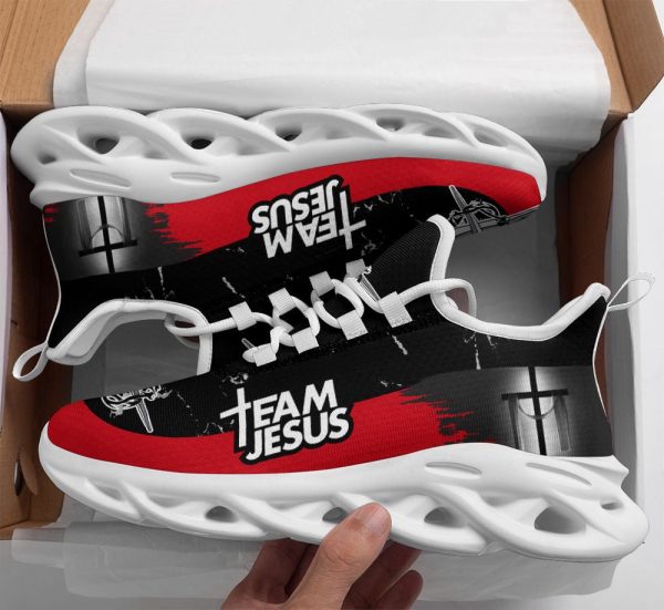 Team Jesus Running Sneakers Max Soul Shoes – Christian Shoes For Men And Women