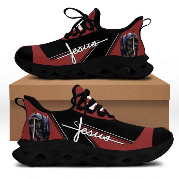 Jesus Running Sneakers Red Max Soul Shoes For Men And Women