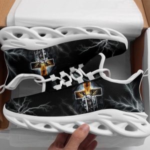Jesus Black Running Sneakers Max Soul Shoes For Men And Women