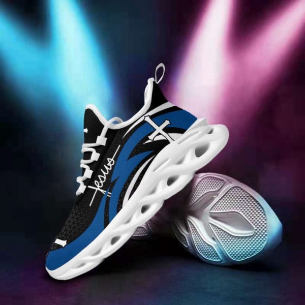Blue Jesus Running Sneakers Max Soul Shoes For Men And Women