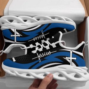 Blue Jesus Running Sneakers Max Soul Shoes For Men And Women