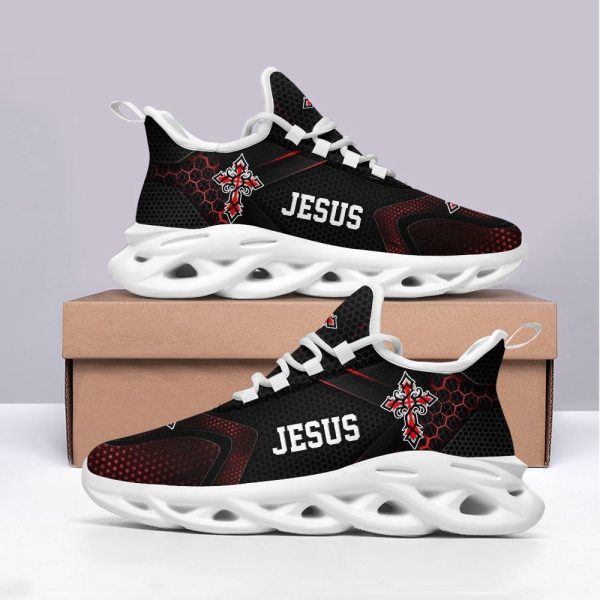 Black Jesus Running Sneakers Max Soul Shoes For Men And Women