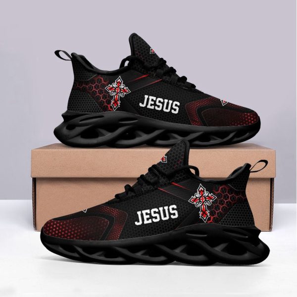Black Jesus Running Sneakers Max Soul Shoes For Men And Women