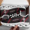 Jesus Running Sneakers Red Black Max…