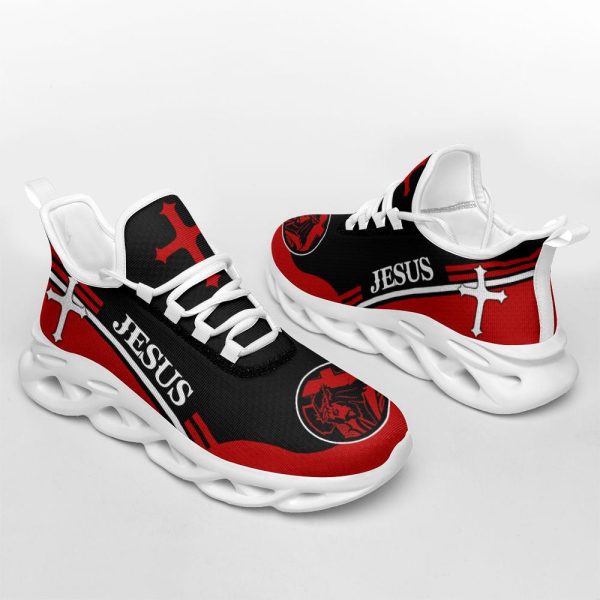 Jesus Running Sneakers Red 2 Max Soul Shoes For Men And Women
