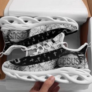 Jesus Running Sneakers Black 3 Max…