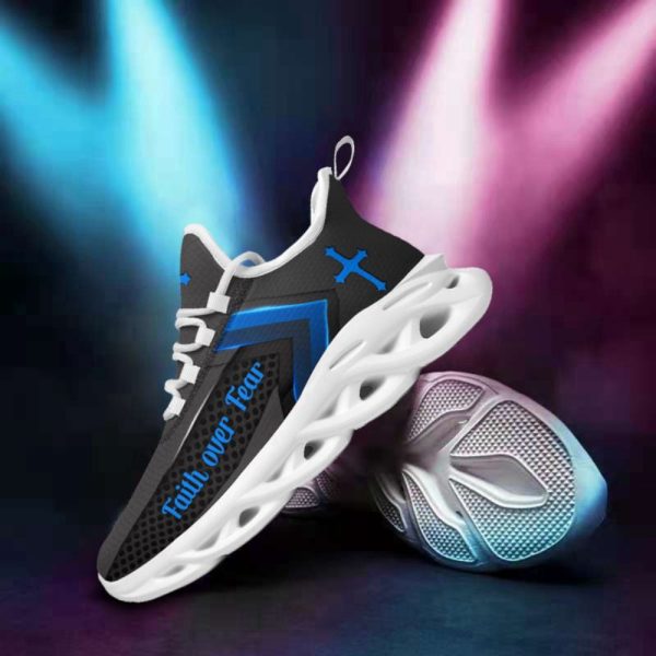 Jesus Running Blue Sneakers 2 Max Soul Shoes For Men And Women