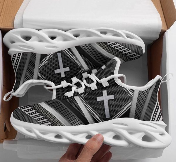 Jesus Metal Cross Running Sneakers Max Soul Shoes For Men And Women