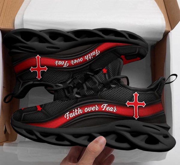 Jesus Running Black Red Sneakers 3 Max Soul Shoes For Men And Women