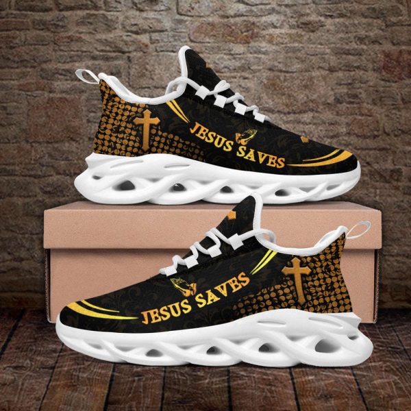 Jesus White Black Saves Running Sneakers Max Soul Shoes For Men And Women