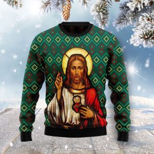 Jesus Ugly Christmas Sweater 3D Printed…