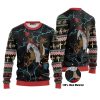 Jesus And Horses Christmas Ugly Sweater,…