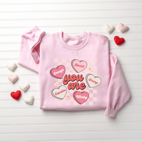 Cute Teacher Valentine Sweatshirt, Retro Heart Sweatshirt, Best Gift For Lover