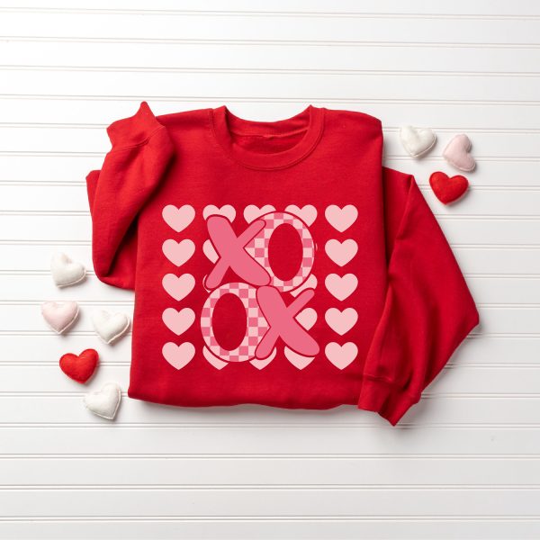 Xoxo Valentines Day Sweatshirt, Love Sweatshirt, Girls Valentines Day Gift