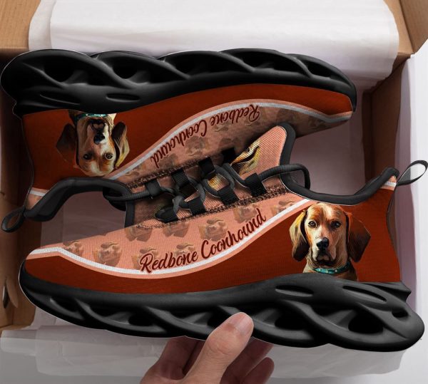 Redbone Coonhound Max Soul Shoes For Women Men, Gift For Dog Lover
