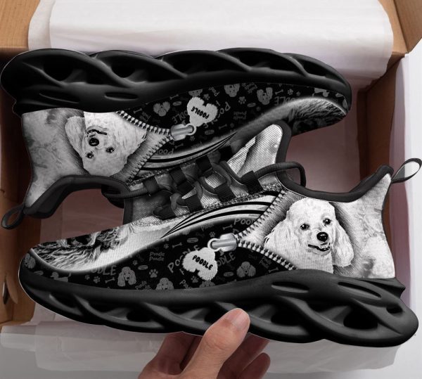 Poodle Sketch Max Soul Shoes For Women Men Kid, Gift For Dog Lover