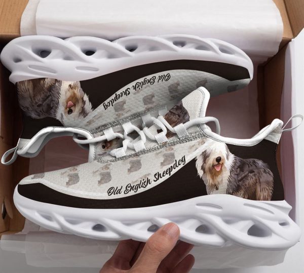Old English Sheepdog Max Soul Shoes, Gift For Dog Lover