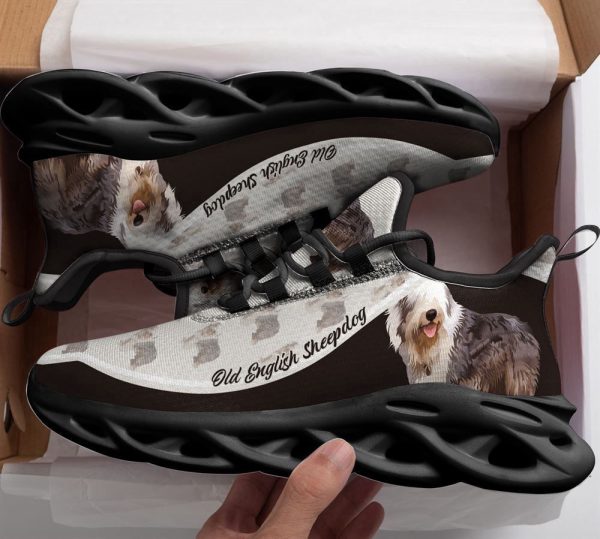 Old English Sheepdog Max Soul Shoes, Gift For Dog Lover
