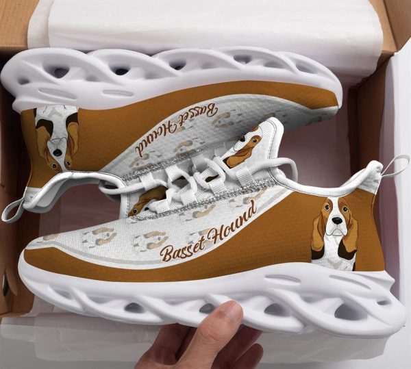 Basset Hound Max Soul Shoes For Women Men, Best Gift For Pet Lover