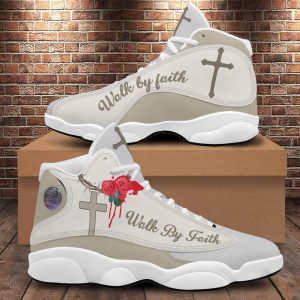 Walk By Faith Jesus Basketball Shoes,…