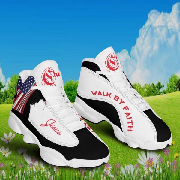 Jesus Walk By Faith Basketball Shoes, Unisex Basketball Shoes For Men Women