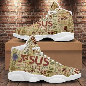 Religious God’s Word Jesus Basketball Shoes,…