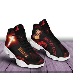 Walk By Faith Jesus Art Basketball…