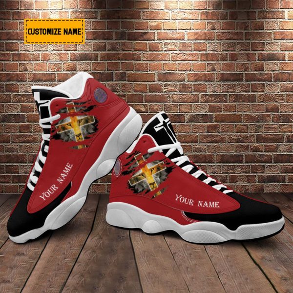 Walk By Faith Lion Of Judah Basketball Shoes, Unisex Basketball Shoes For Men Women