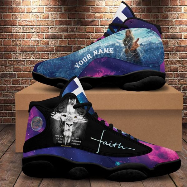 Fear Not For The Jesus The Lion Of Judah Has Triumphed Basketball Shoes, Unisex Basketball Shoes For Men Women