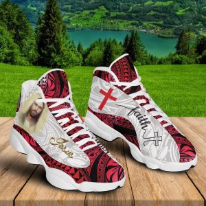 Jesus Faith Portrait Art Basketball Shoes…