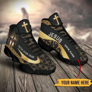 Christian Shoes, Faith Over Fear Personalized…