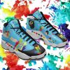 Autism Basketball Shoes, You Will Never Walk Alone Autism Awareness Puzzle Basketball Shoes For Men Women