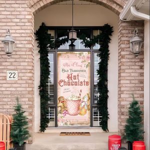 Merry Christmas Door Cover, Mrs Claus…