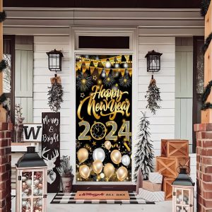 Merry Christmas Door Cover, Happy New…