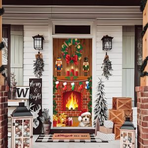 Christmas Scene Door Cover, Christmas Scene…