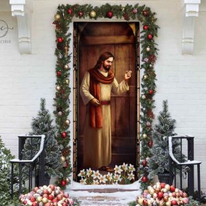 Christian Door Cover, Christian Knocking At…