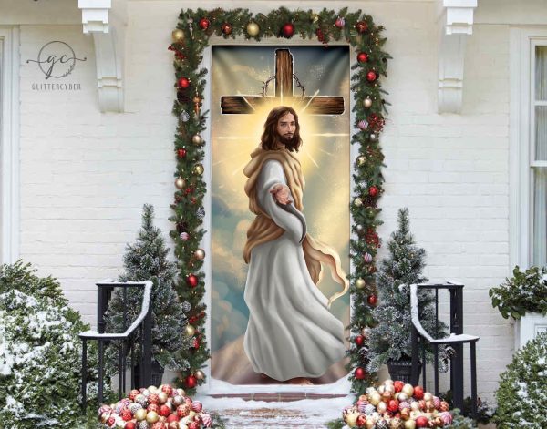 Christian Christmas Front Decor, Jesus Outdoor Decor, Gifts For Jesus Lover